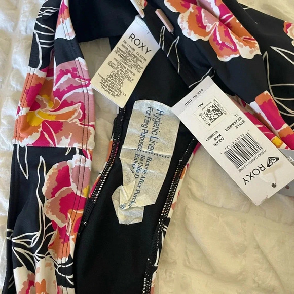 Roxy floral high rise bikini bottom - Picture 9 of 11